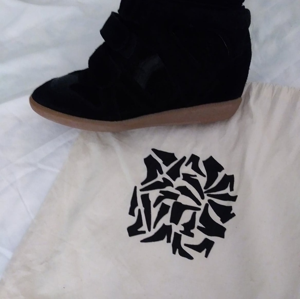 Isabel marant Beckett wedge hightop sneaker
